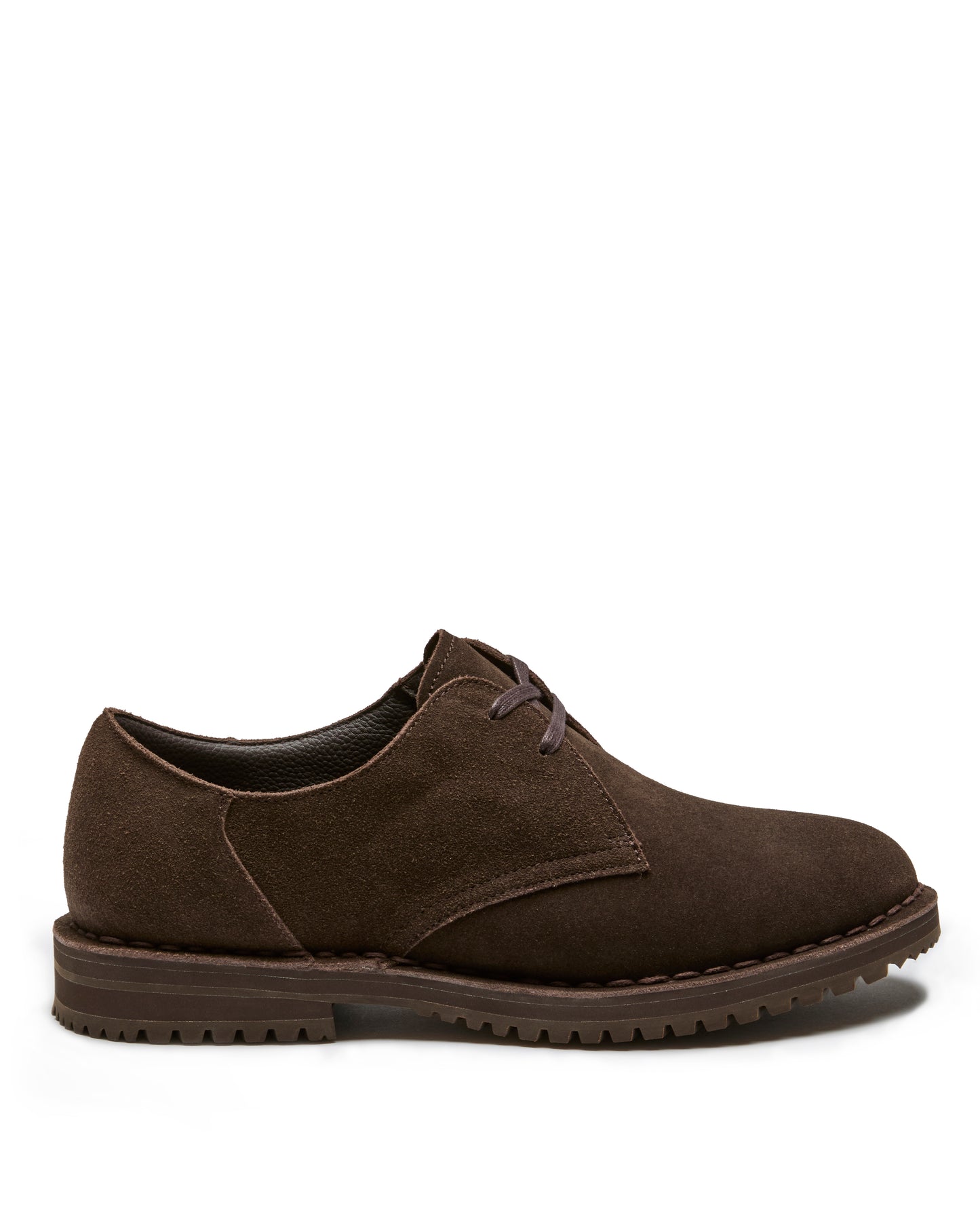 PLAIN-TOE SHOES IN D.BROWN (M)