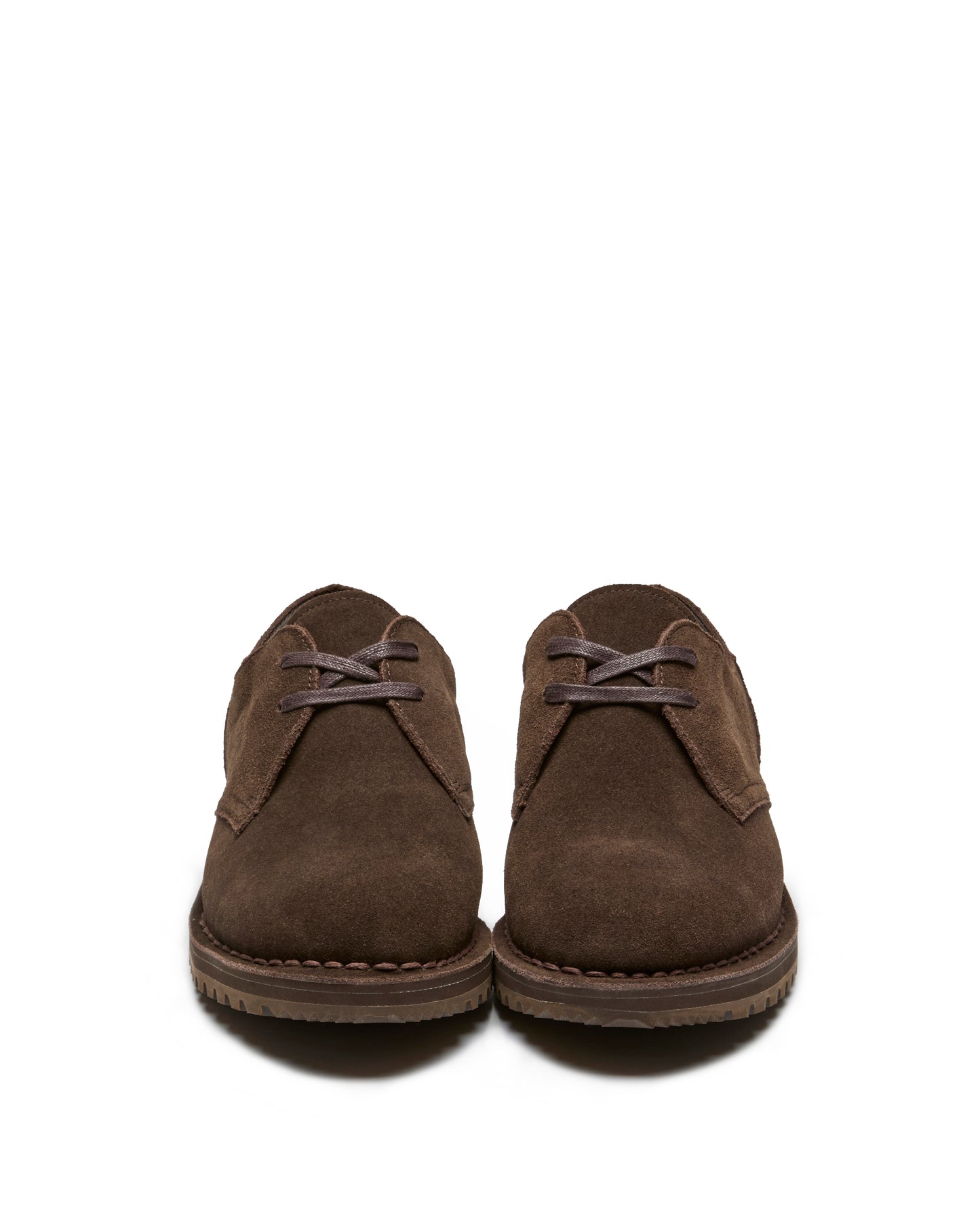 PLAIN-TOE SHOES IN D.BROWN (M)