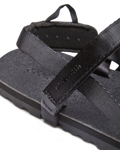 2-STRAP SANDALS IN BLACK - PUFB (W)