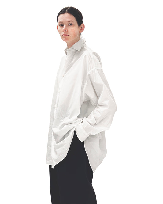 OVER-SIZED WHITE DRESS SHIRT