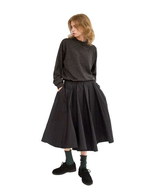 MIDI LENGTH FLARED SKIRT