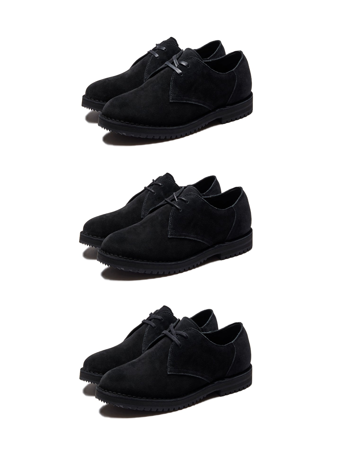 PLAIN-TOE SHOES IN BLACK (M)
