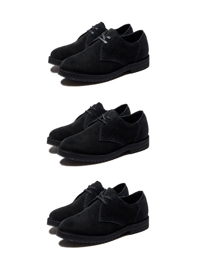 PLAIN-TOE SHOES IN BLACK (M)