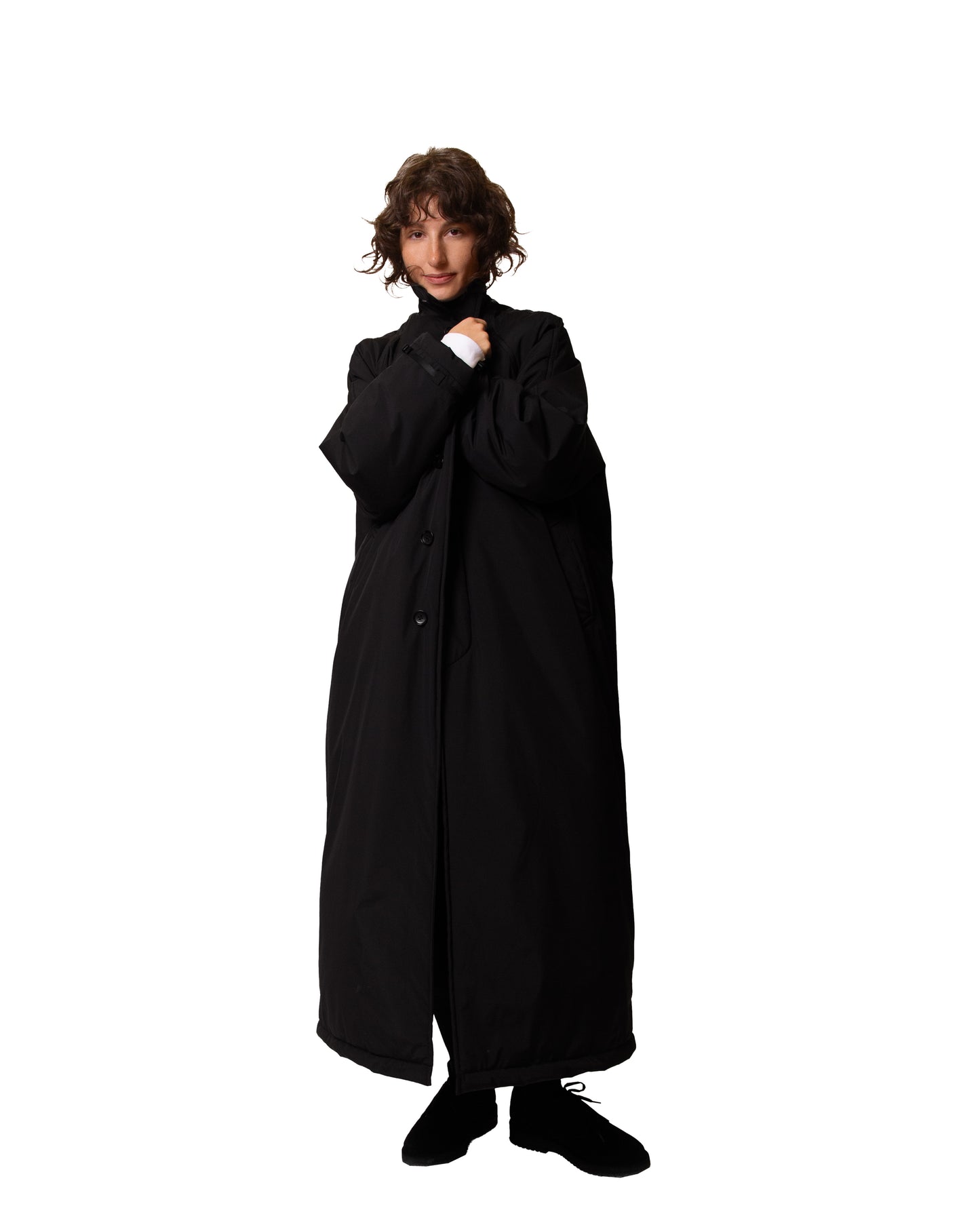 eVent & FLEECE COAT WITH A BELT