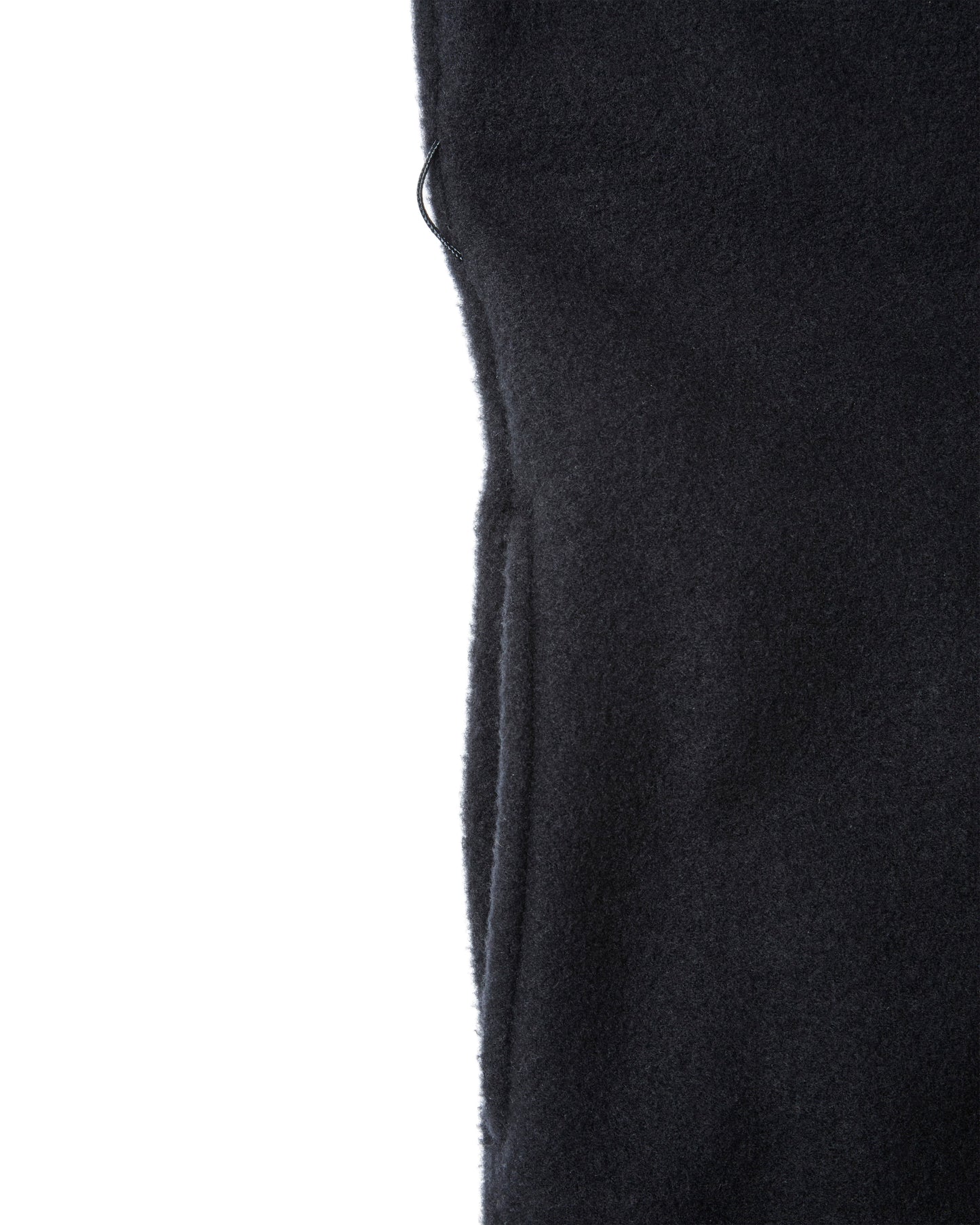 MAXI-LENGTH FLEECE DRESS WITH A BELT