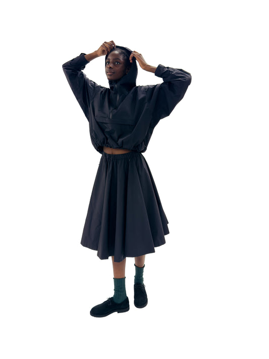 MIDI LENGTH FLARED SKIRT
