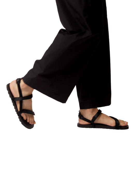2-STRAP SANDALS IN BLACK - PUFB (M)