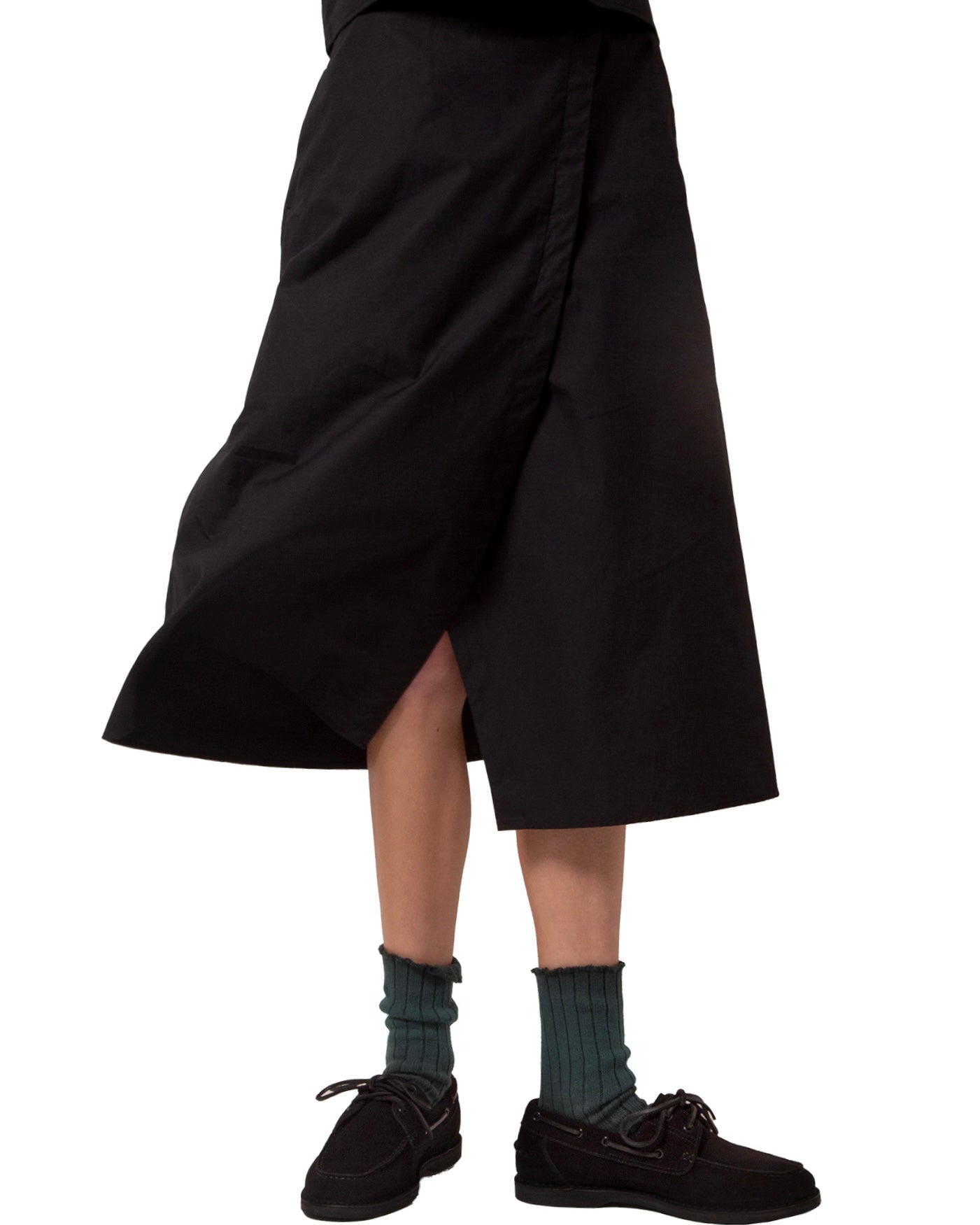 CRISPY WRAP SKIRT
