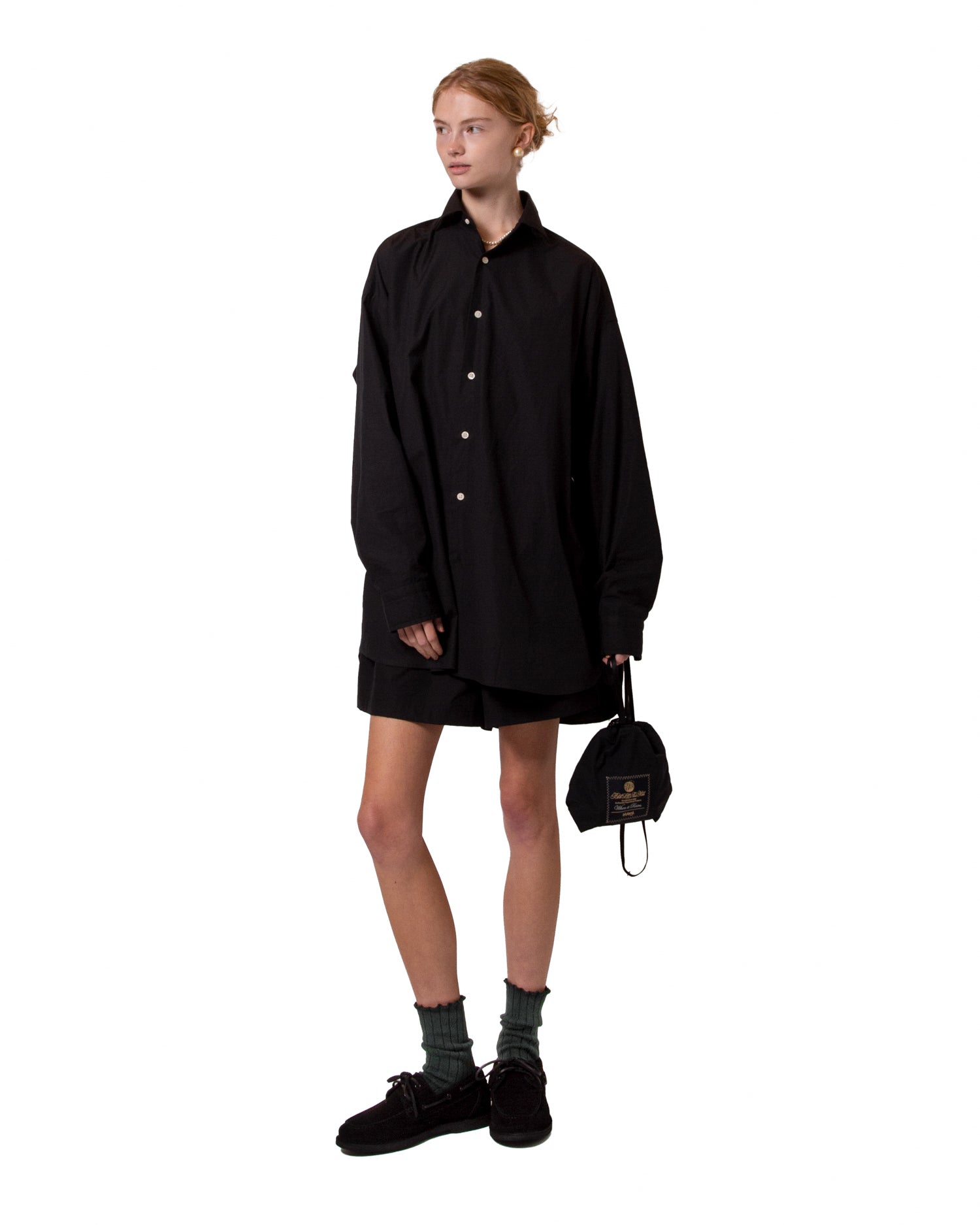 DRAWSTRING POUCH (S) IN BLACK – bbblllaaahhh