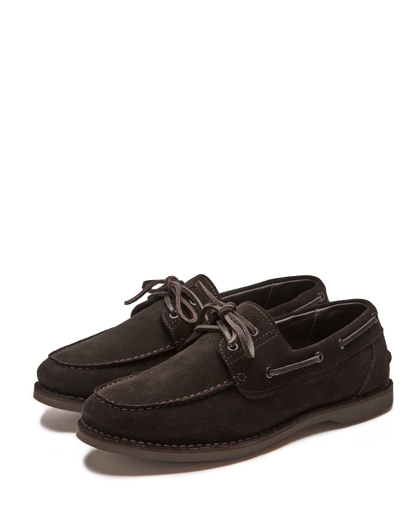 DECK SHOES IN D.BROWN (W)