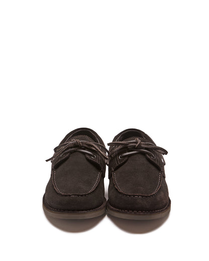 DECK SHOES IN D.BROWN (W)