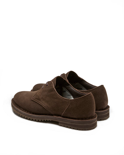 PLAIN-TOE SHOES IN D.BROWN (M)
