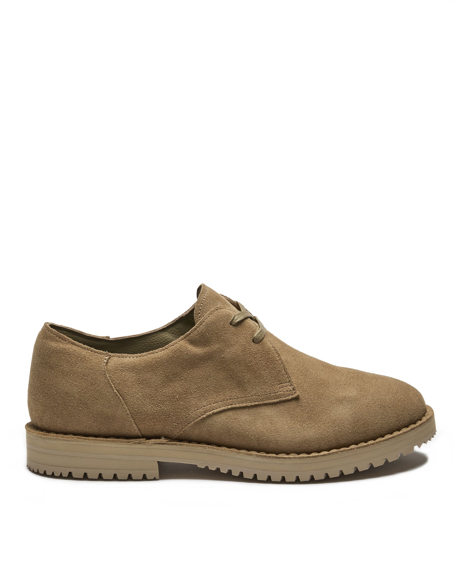 PLAIN-TOE SHOES IN KHAKI (M)