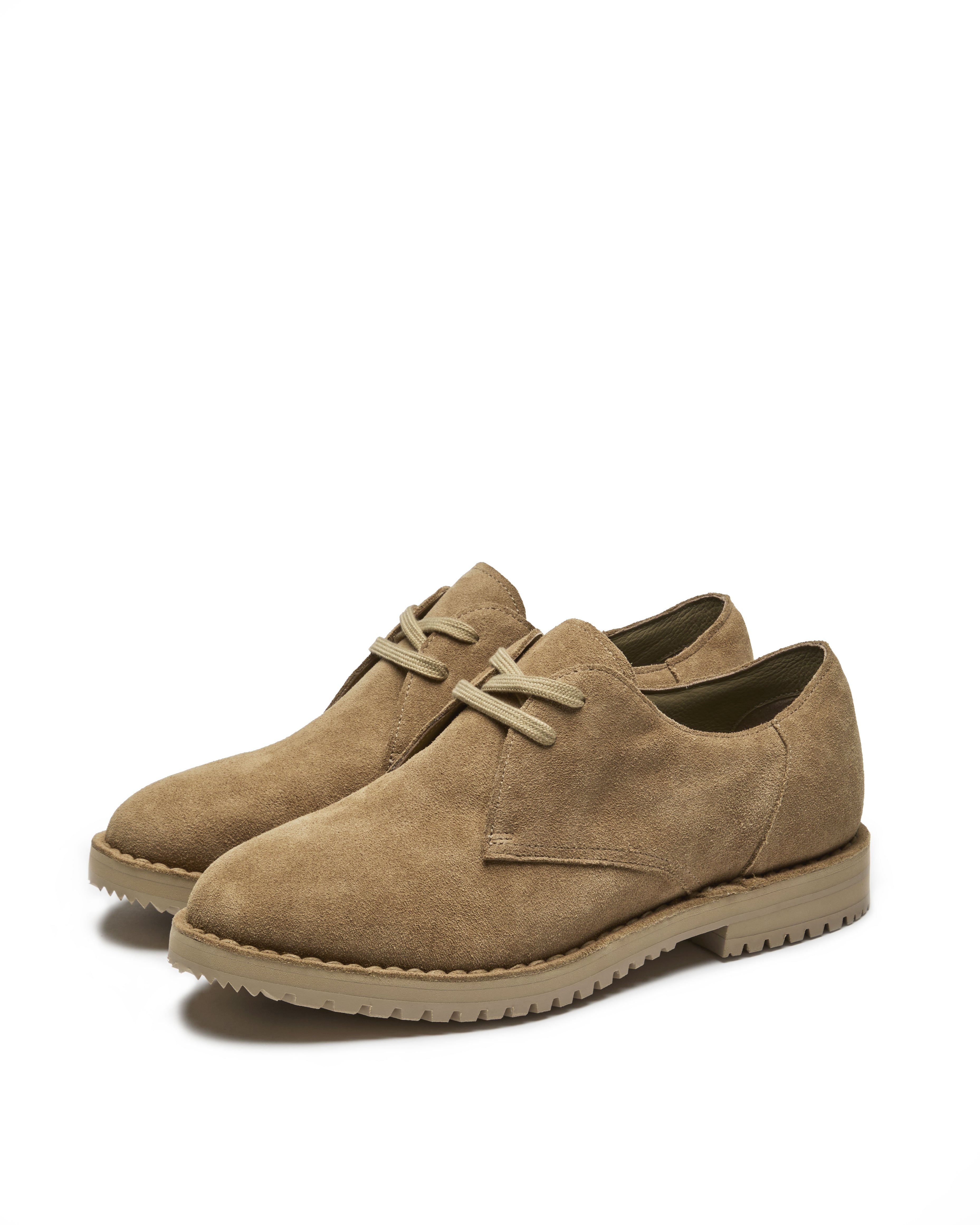 靴 bbblllaaahhh PLAIN TOE SHOES IN KHAKI OGNB001EV_KHAKI_002_B_e68613c2