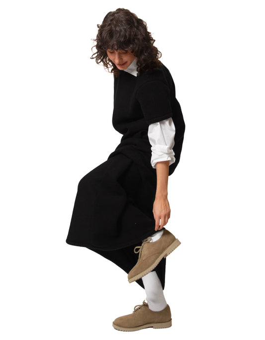 PLAIN-TOE SHOES IN KHAKI (W)