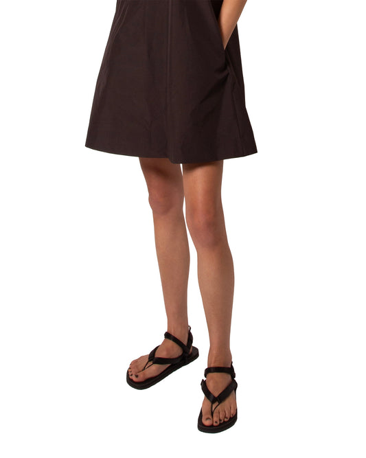 Y-TYPE SANDALS IN BLACK - PUFB (W)