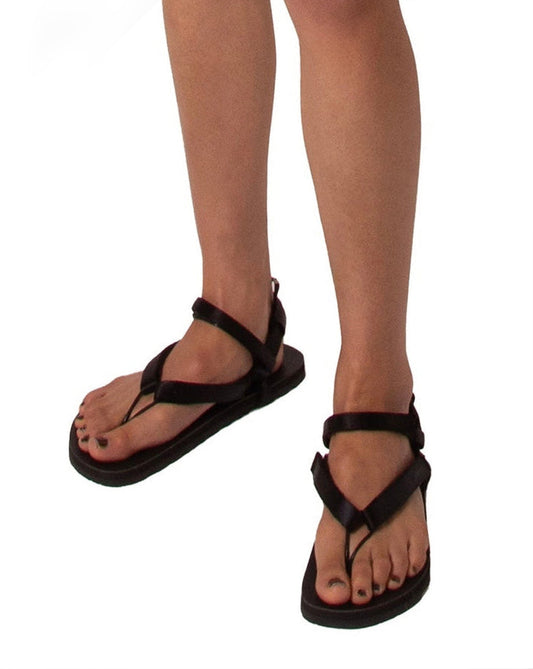 Y-TYPE SANDALS IN BLACK - PUFB (W)