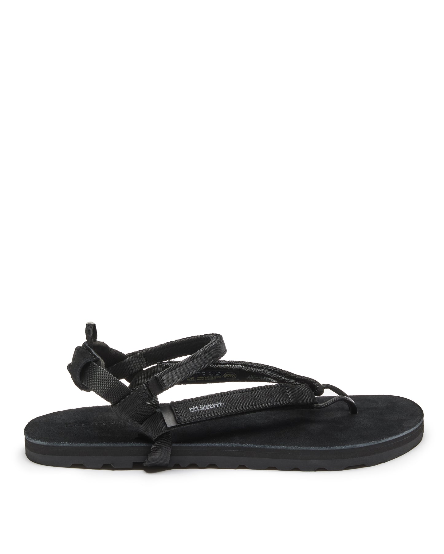 Y-TYPE SANDALS IN BLACK - SFB (W)