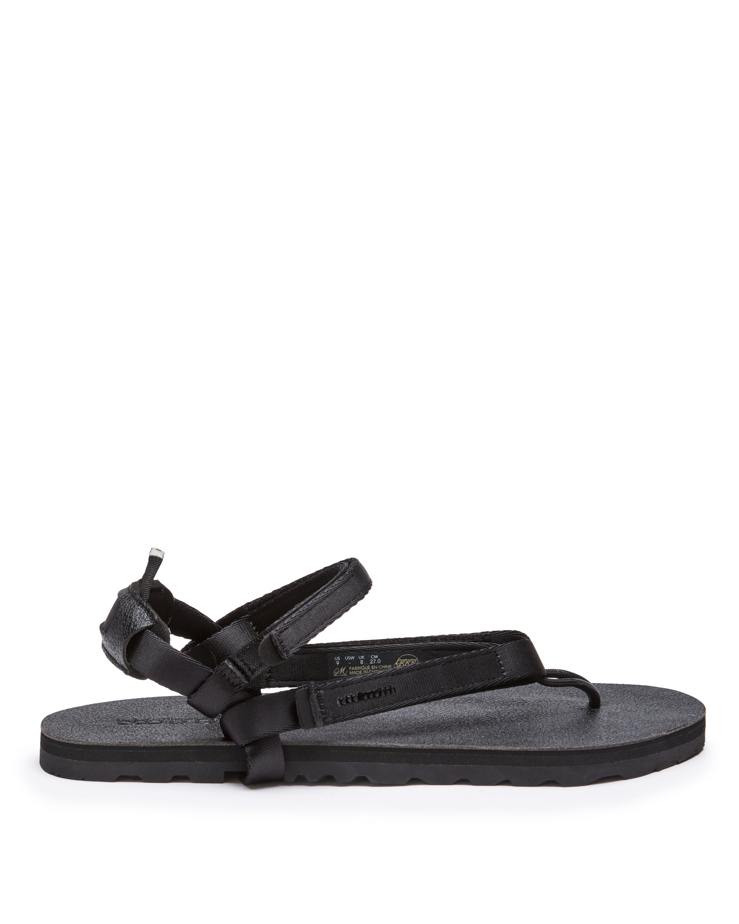 Y-TYPE SANDALS IN BLACK - PUFB (M) – bbblllaaahhh
