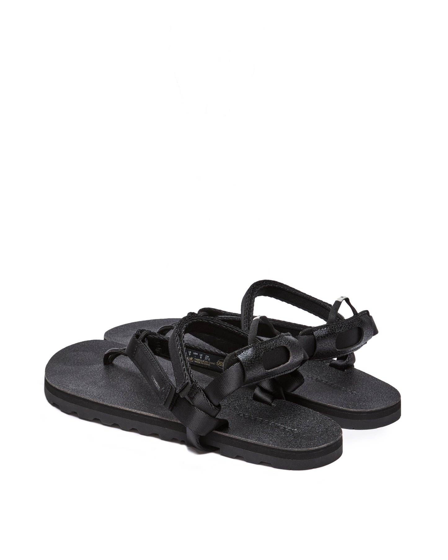 Y-TYPE SANDALS IN BLACK - PUFB (M)