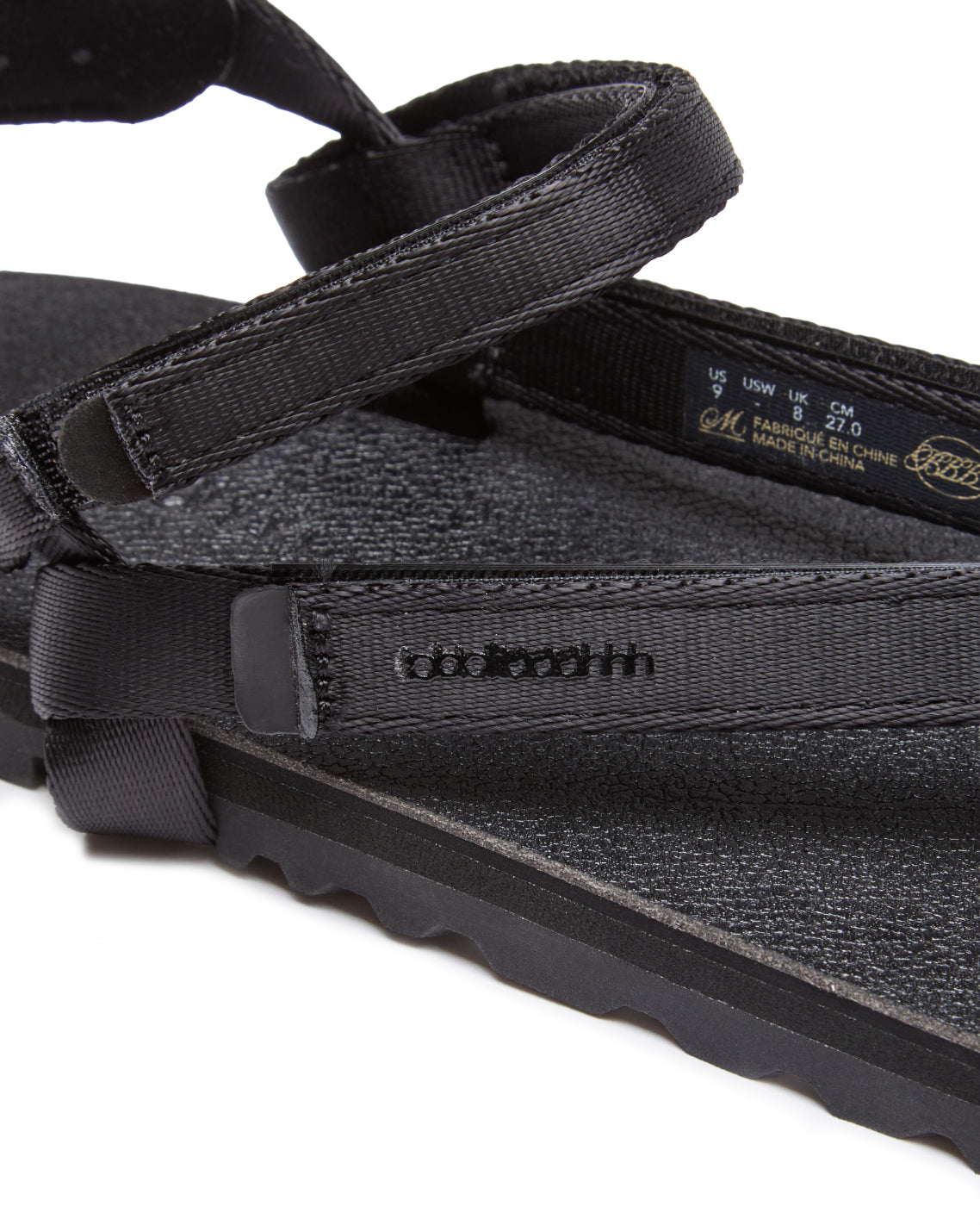 Y-TYPE SANDALS IN BLACK - PUFB (M) – bbblllaaahhh