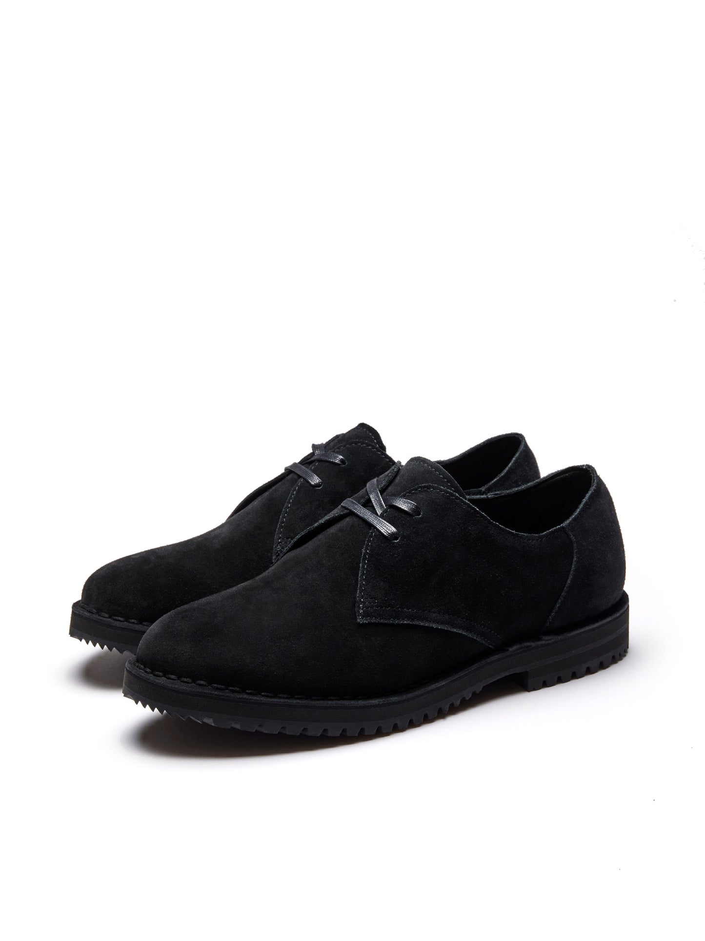PLAIN-TOE SHOES IN BLACK (M)