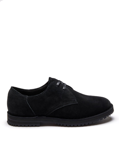 PLAIN-TOE SHOES IN BLACK (W)